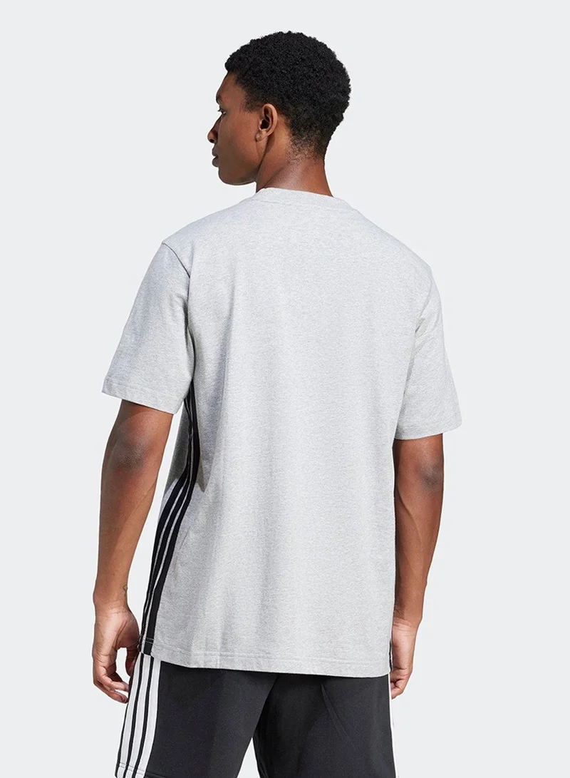 Adidas essentials three stripes single men t-shirt